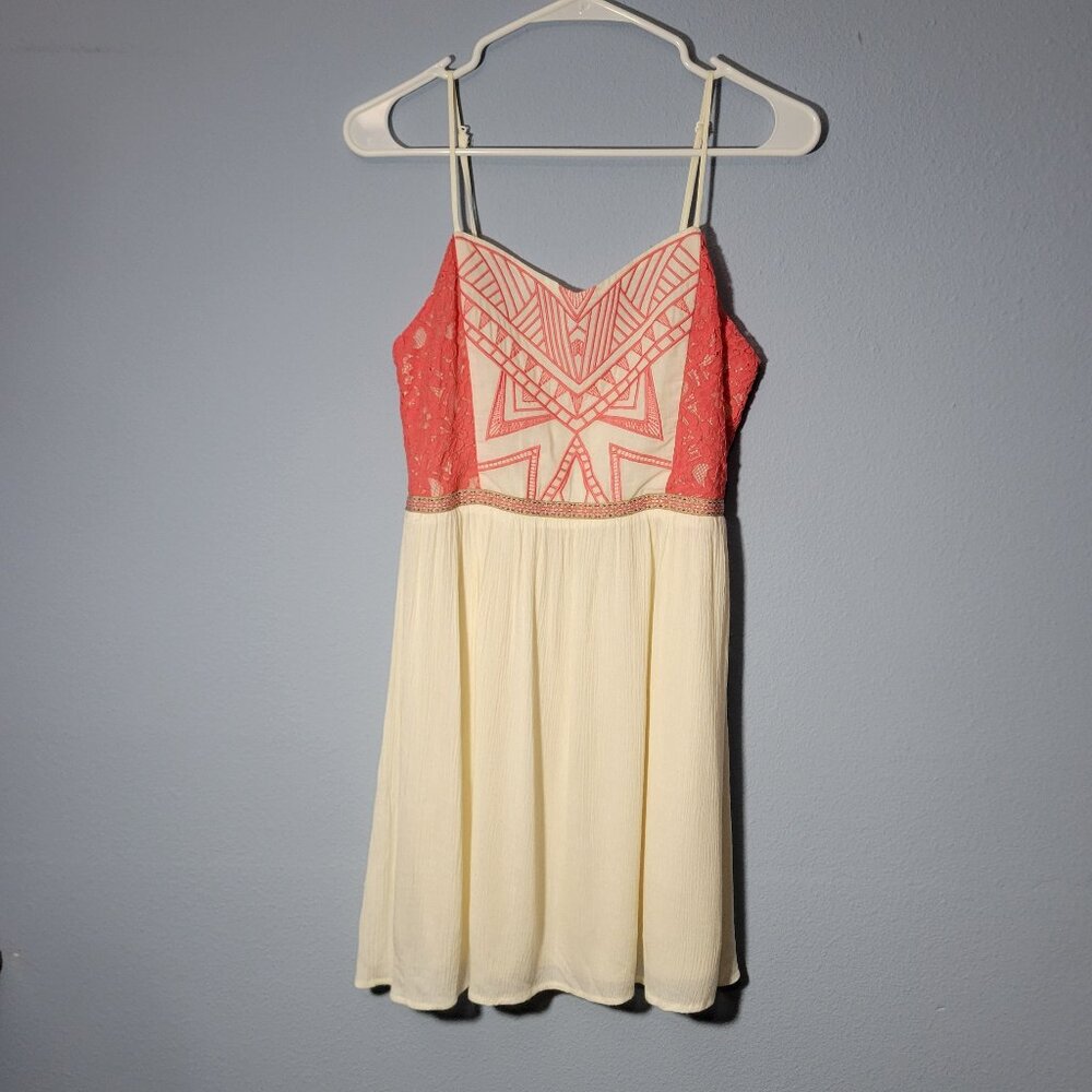 Flying Tomato Girls' Large Dress Adjustable Spaghetti Straps Sundress